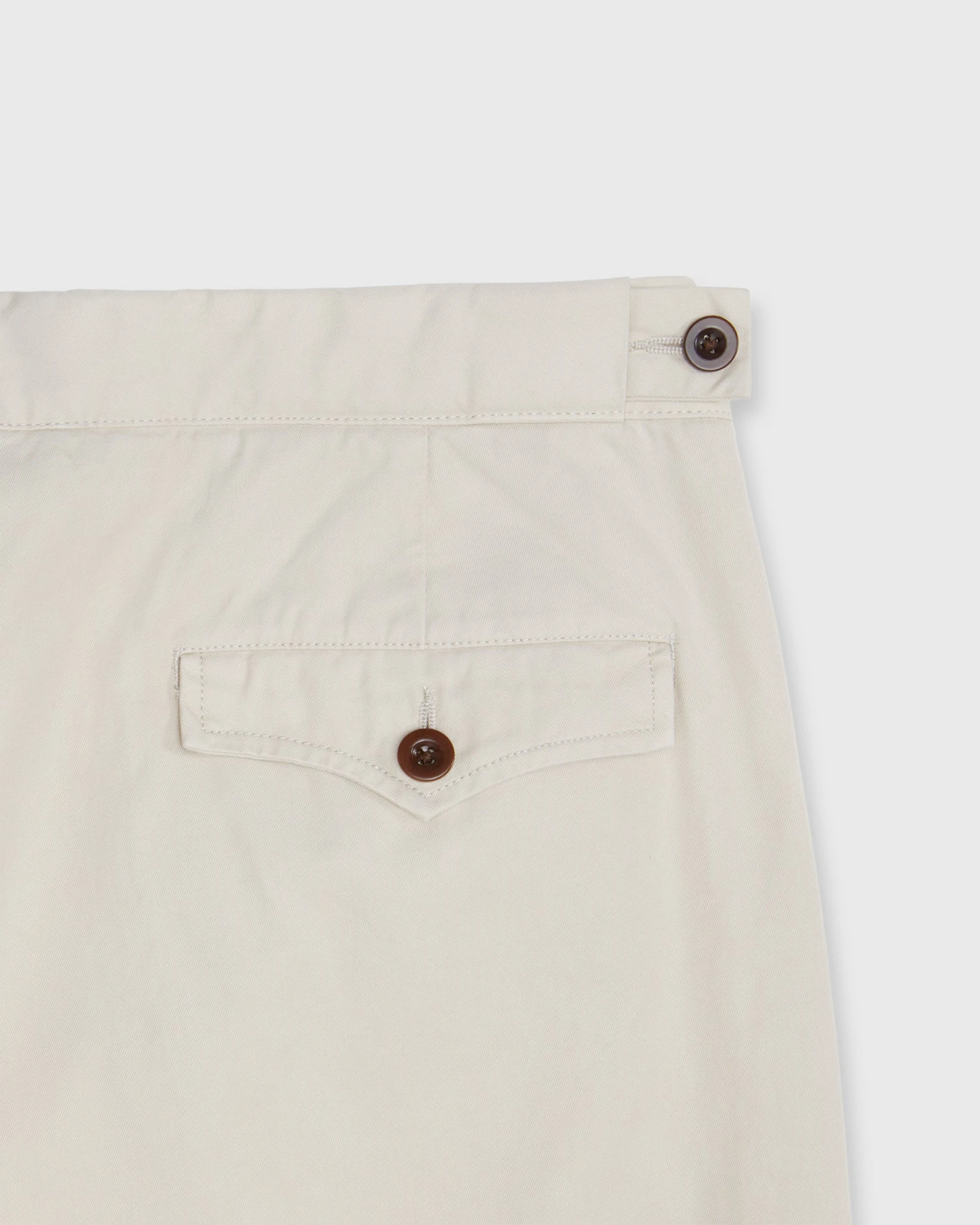 Tex Sport Trouser In Stone Lightweight Twill - Image 2
