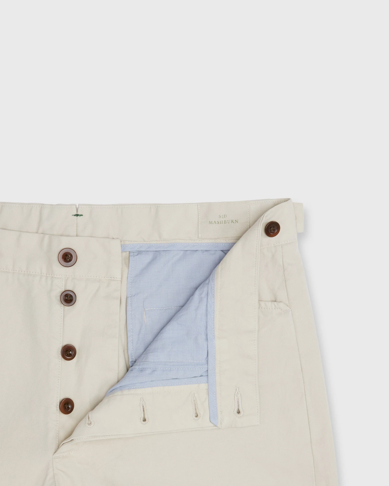 Tex Sport Trouser In Stone Lightweight Twill - Image 4