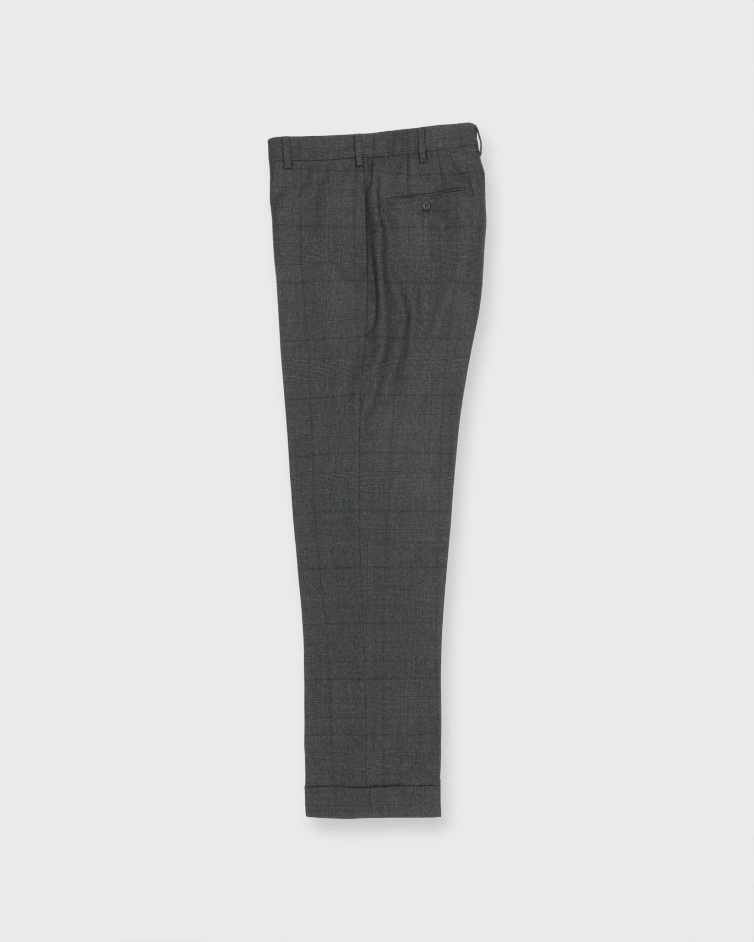 Virgil No. 2 Suit In Charcoal Glen Plaid Flannel - Image 4