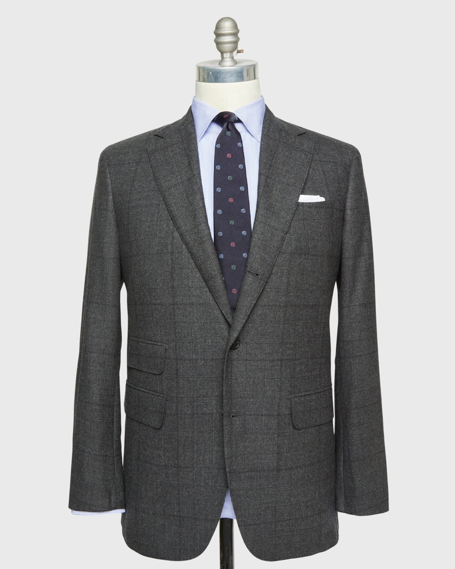 Virgil No. 2 Suit In Charcoal Glen Plaid Flannel