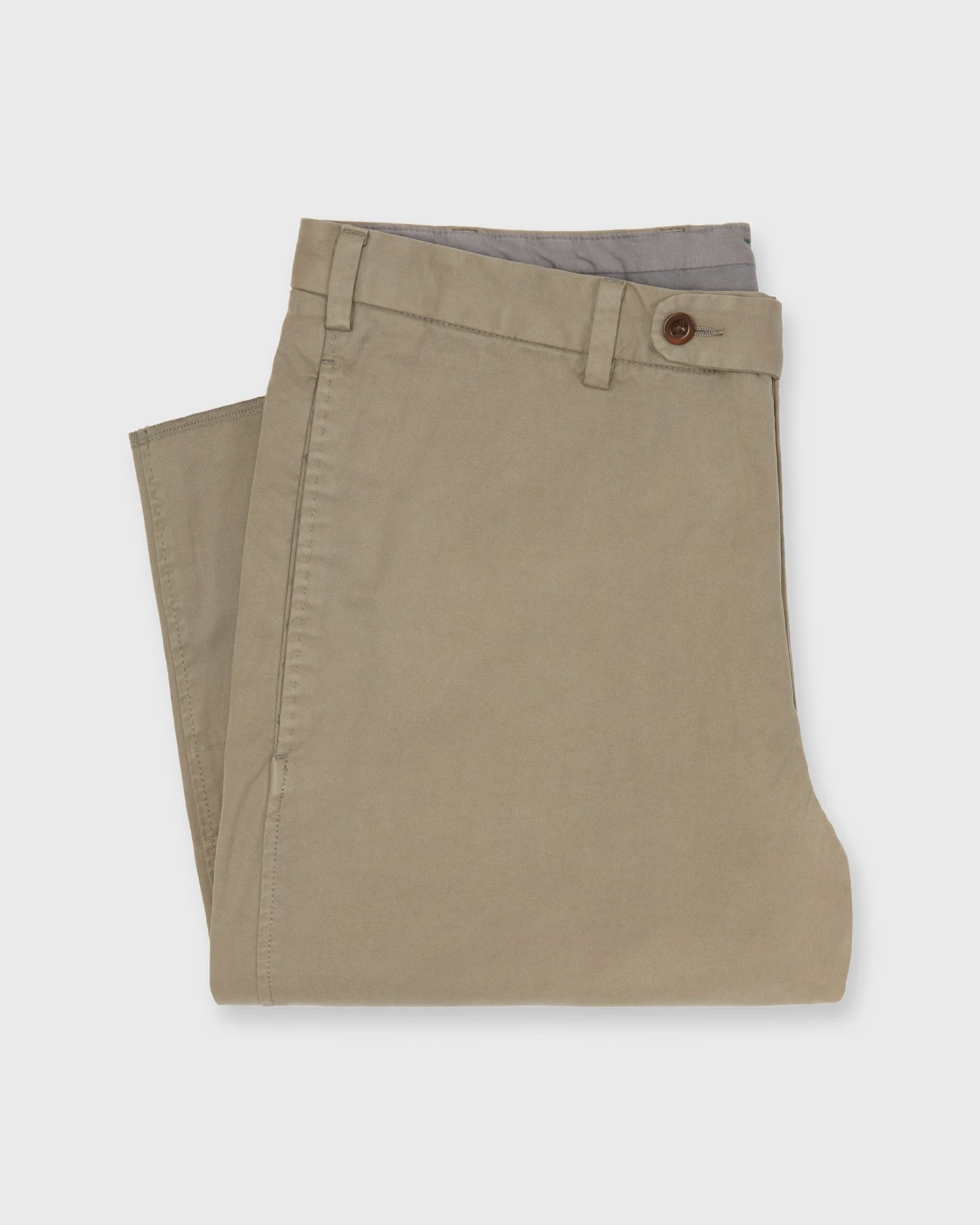 Garment-Dyed Sport Trouser In Mushroom Lightweight Twill - Image 2