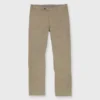 Garment-Dyed Sport Trouser In Mushroom Lightweight Twill