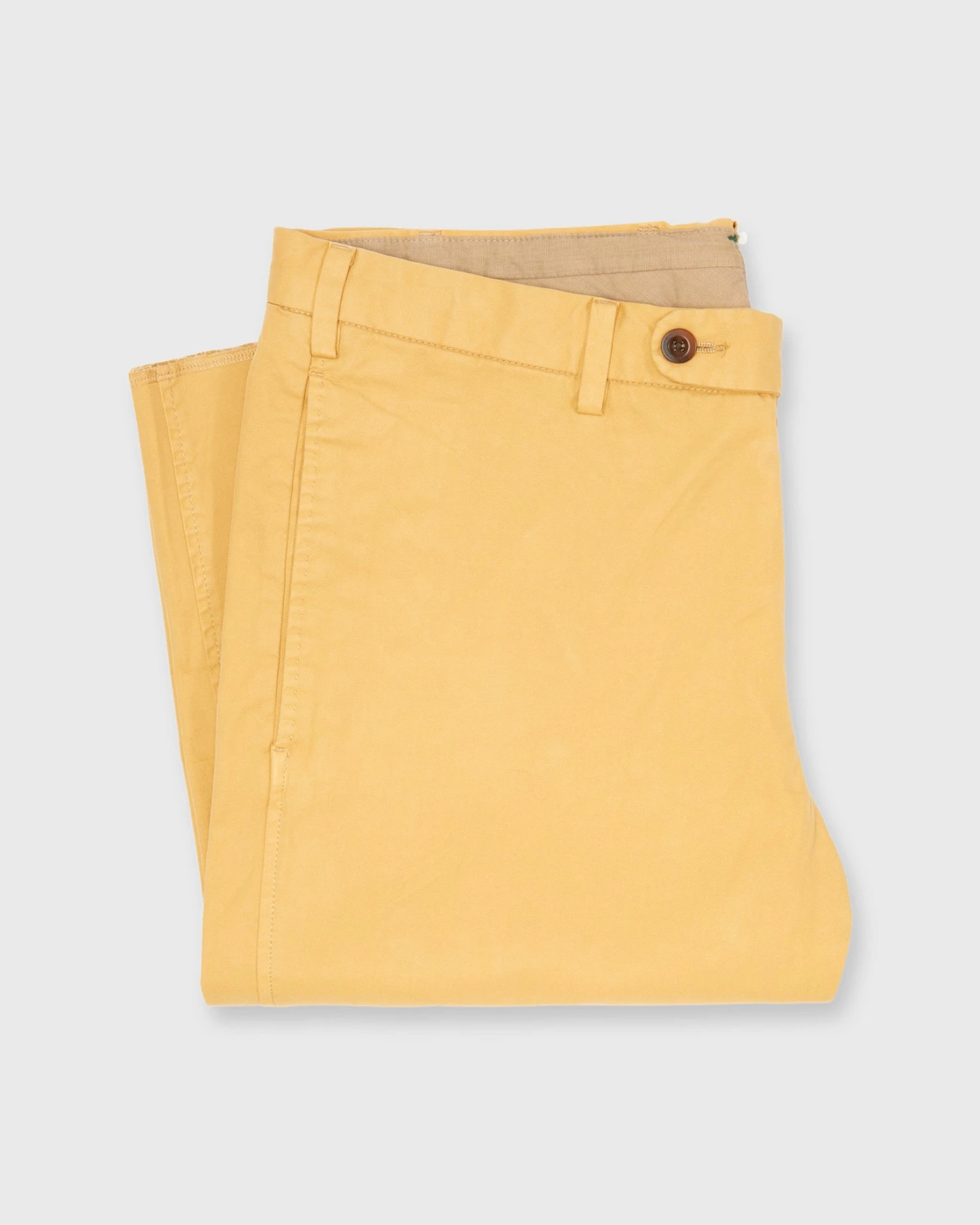 Garment-Dyed Sport Trouser In Golden Wheat Lightweight Twill - Image 2