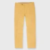 Garment-Dyed Sport Trouser In Golden Wheat Lightweight Twill