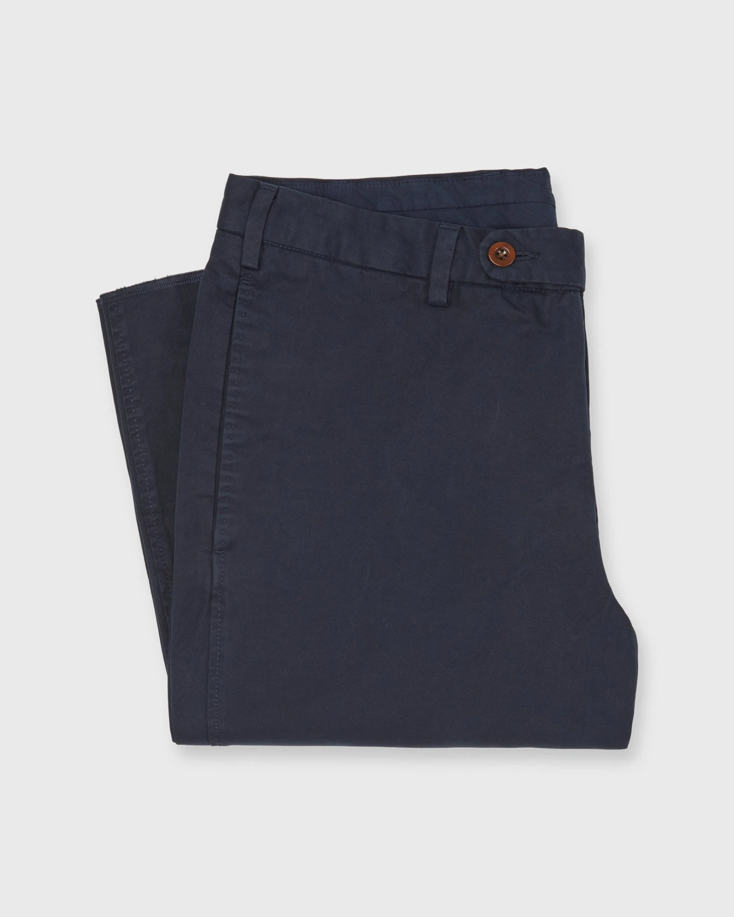 Garment-Dyed Sport Trouser In Navy Lightweight Twill - Image 2