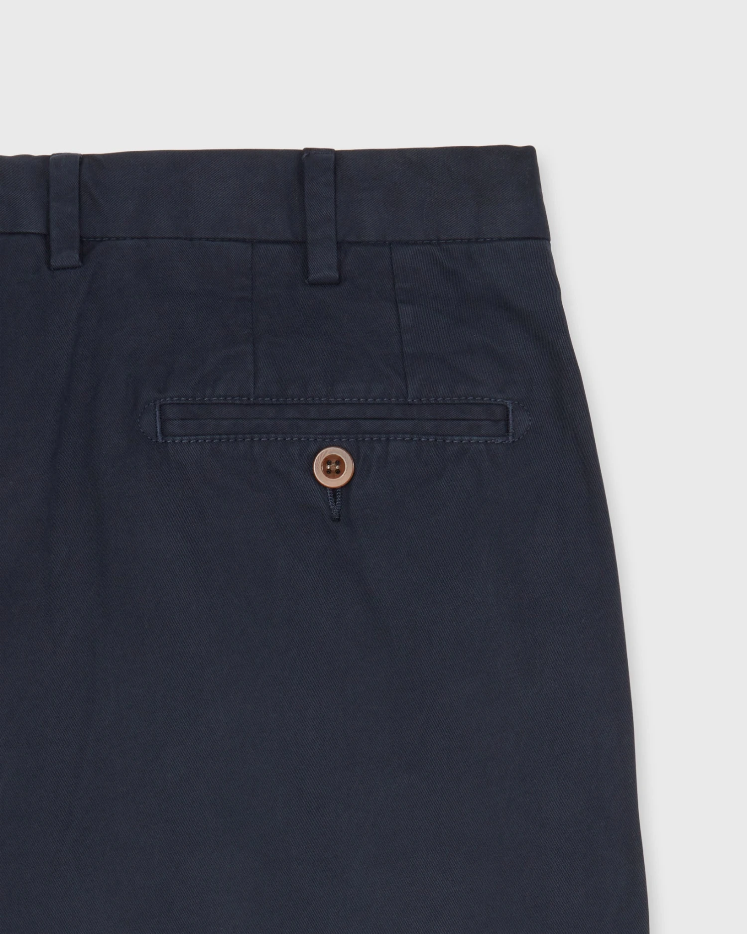 Garment-Dyed Sport Trouser In Navy Lightweight Twill - Image 3