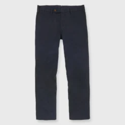 Garment-Dyed Sport Trouser In Navy Lightweight Twill