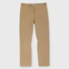 Sport Trouser In British Khaki Cotton/Cashmere Twill