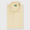 Spread Collar Sport Shirt In Straw Corduroy