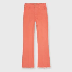 The Hustler Ankle Fray Jean In Persimmon