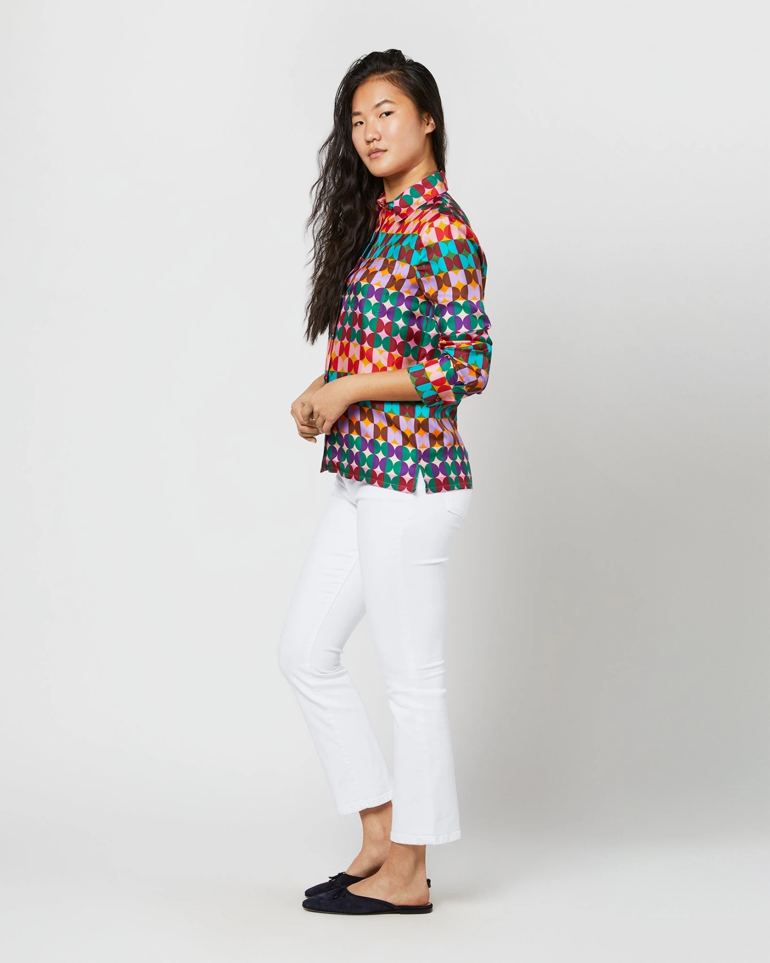 Boy Shirt In Mezzaluna Rainbow - Image 4