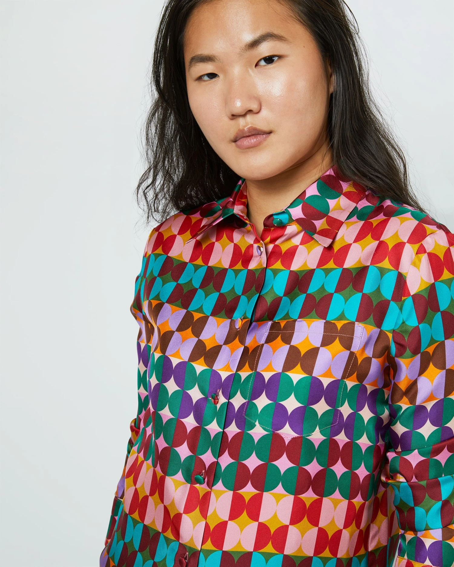 Boy Shirt In Mezzaluna Rainbow - Image 3