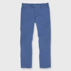 Garment-Dyed Sport Trouser In Pacific Cotton/Silk Stretch Poplin