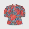 ULLA JOHNSON Tillie Top In Flamingo