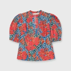 ULLA JOHNSON Tillie Top In Flamingo