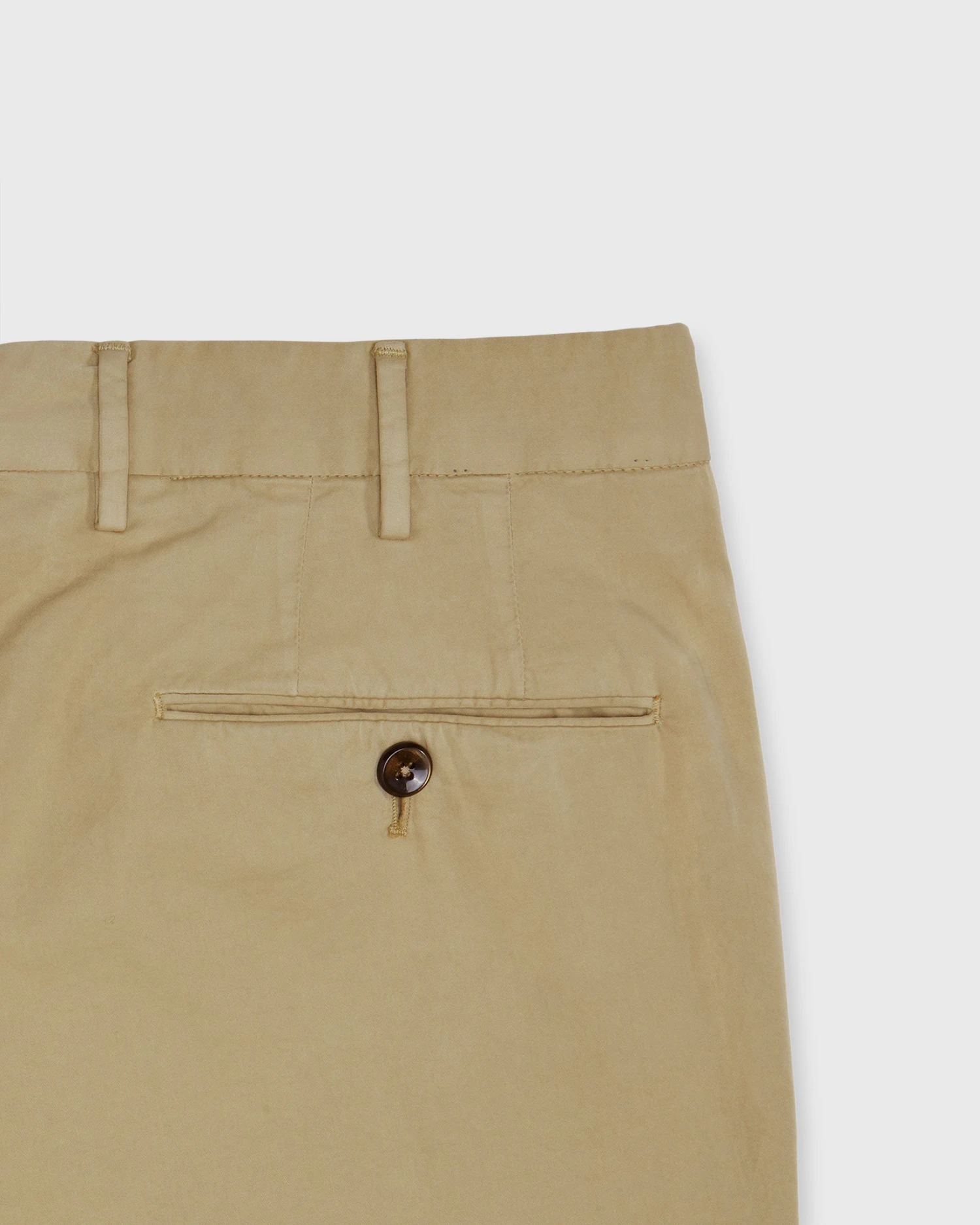 Sport Trouser In Khaki Stretch Silkochino - Image 3