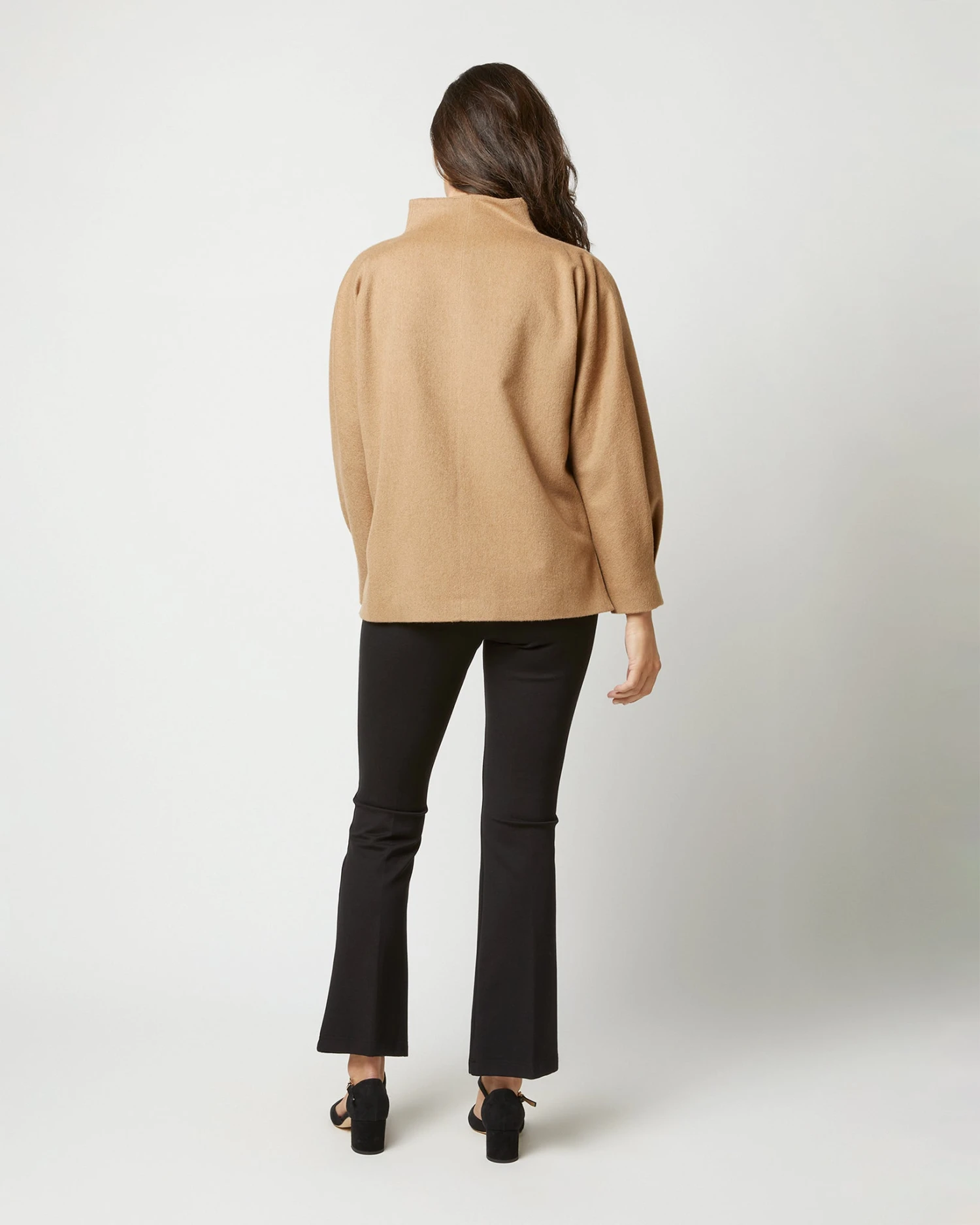 Violet Top In Camel Hair Flannel - Image 6