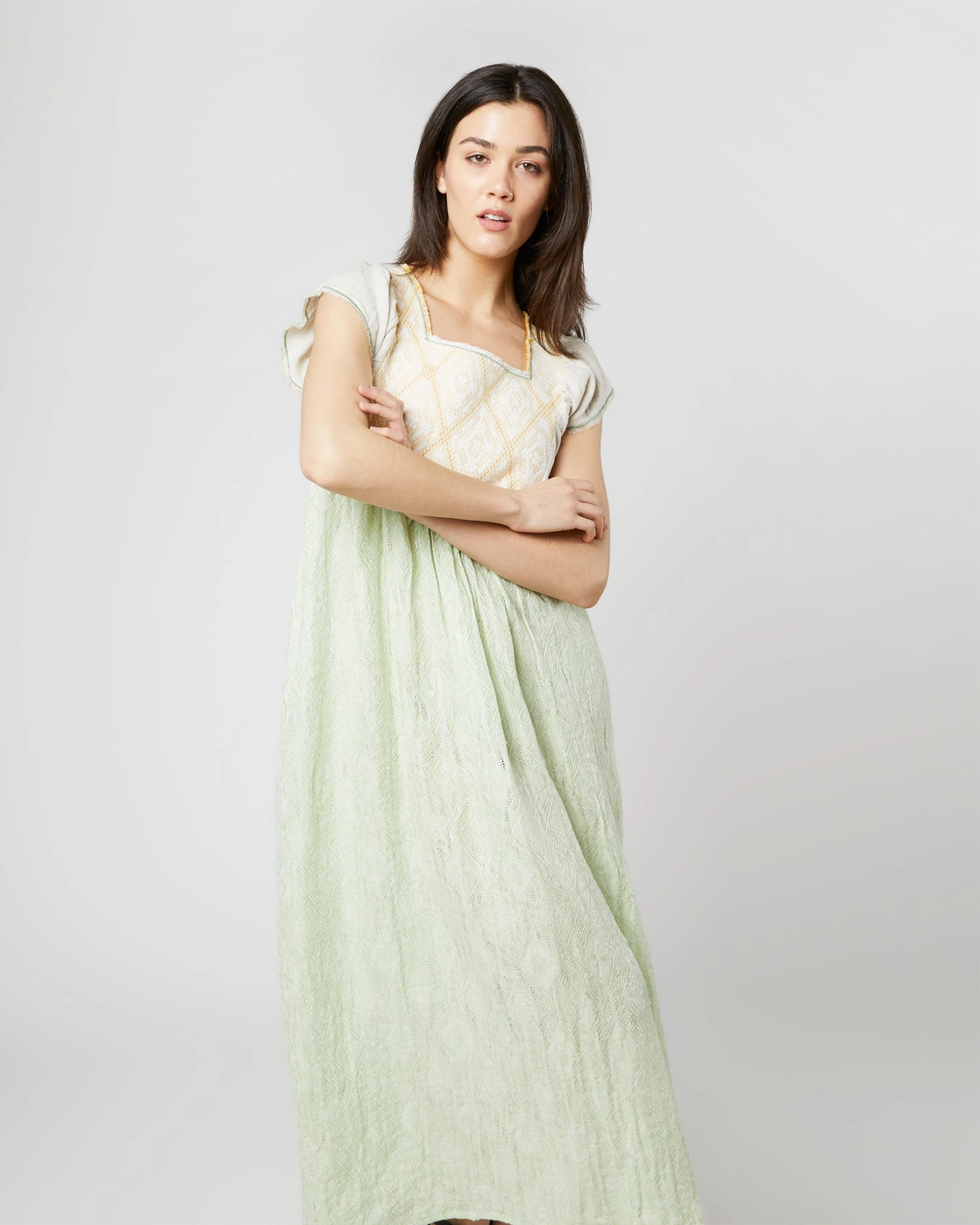 Jilly Dress In Green - Image 6