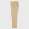 Dress Trouser In Khaki Midweight Twill