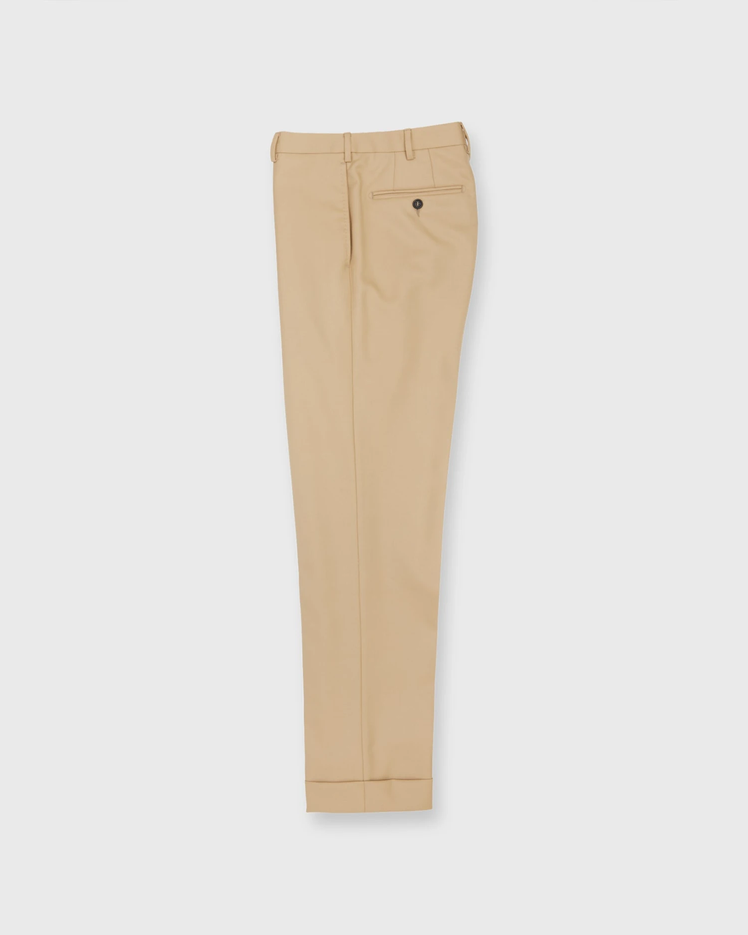 Dress Trouser In Khaki Midweight Twill