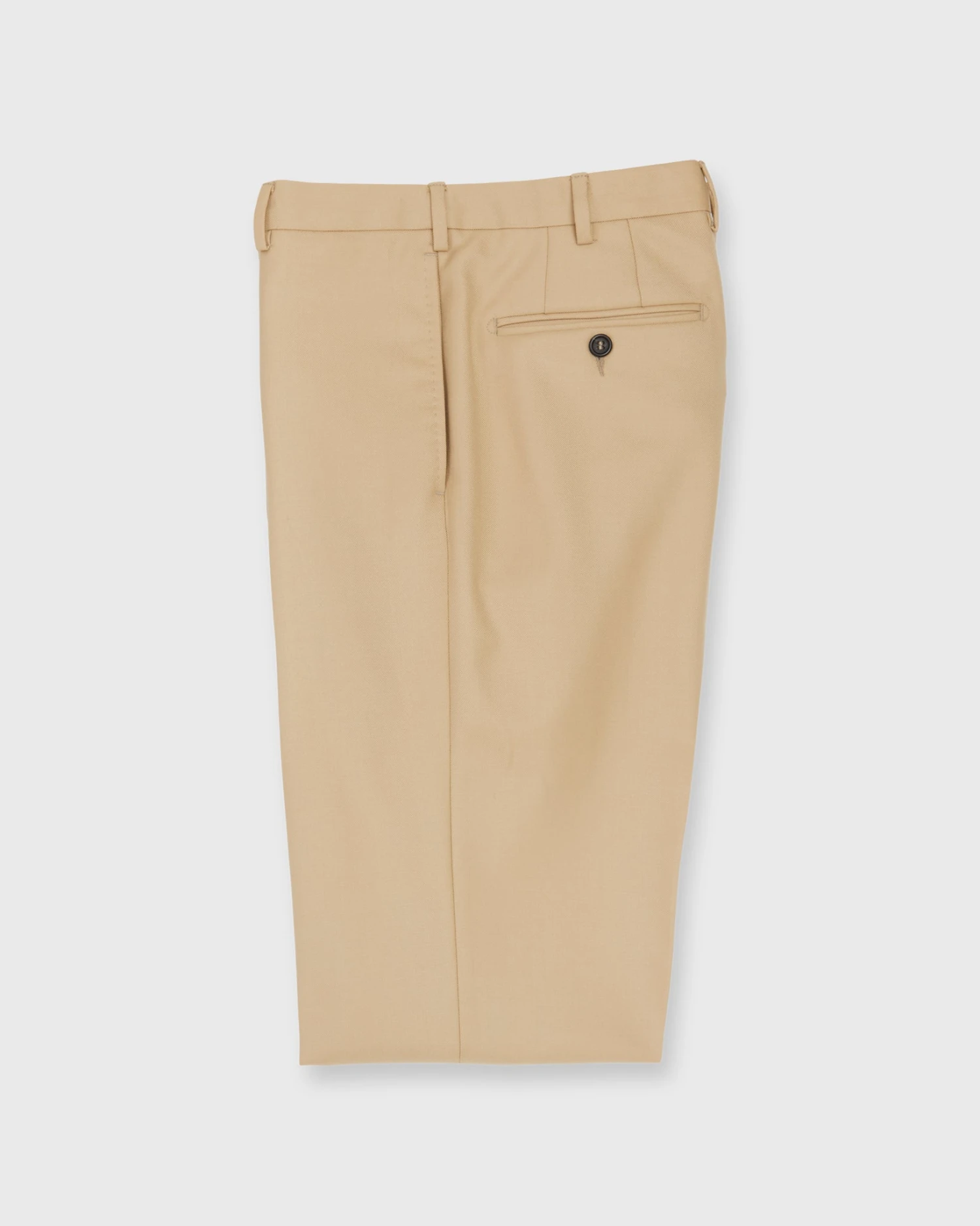 Dress Trouser In Khaki Midweight Twill - Image 2