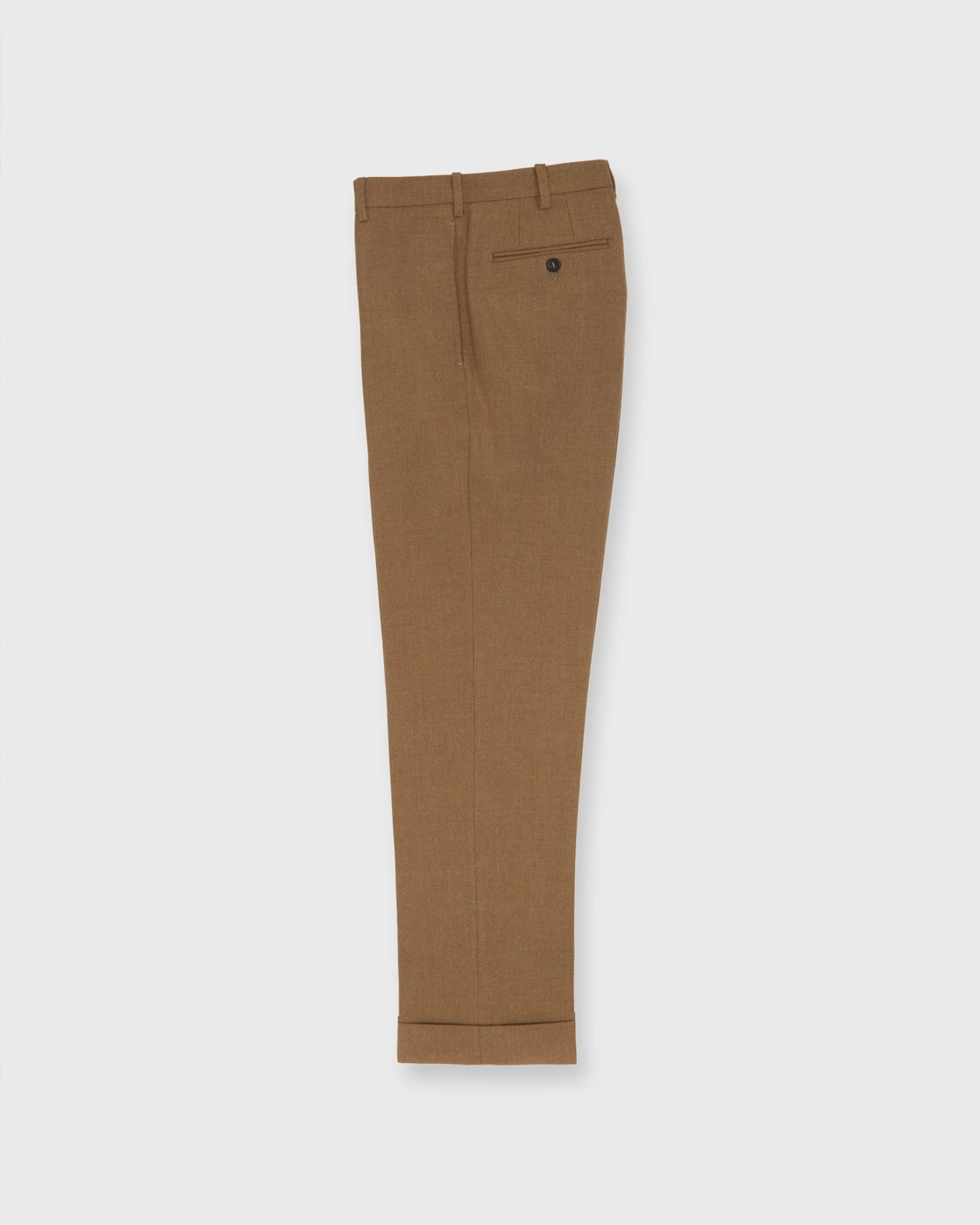 Dress Trouser In Tobacco Hopsack
