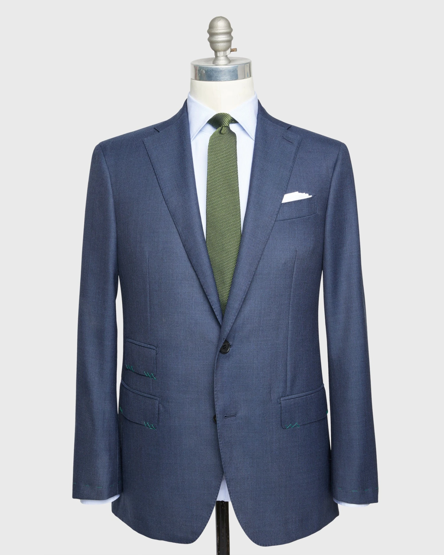 Kincaid No. 3 Suit In Blue Sharkskin