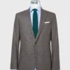 Virgil No. 3 Suit In Brown/Bluegrass Windowpane Flannel