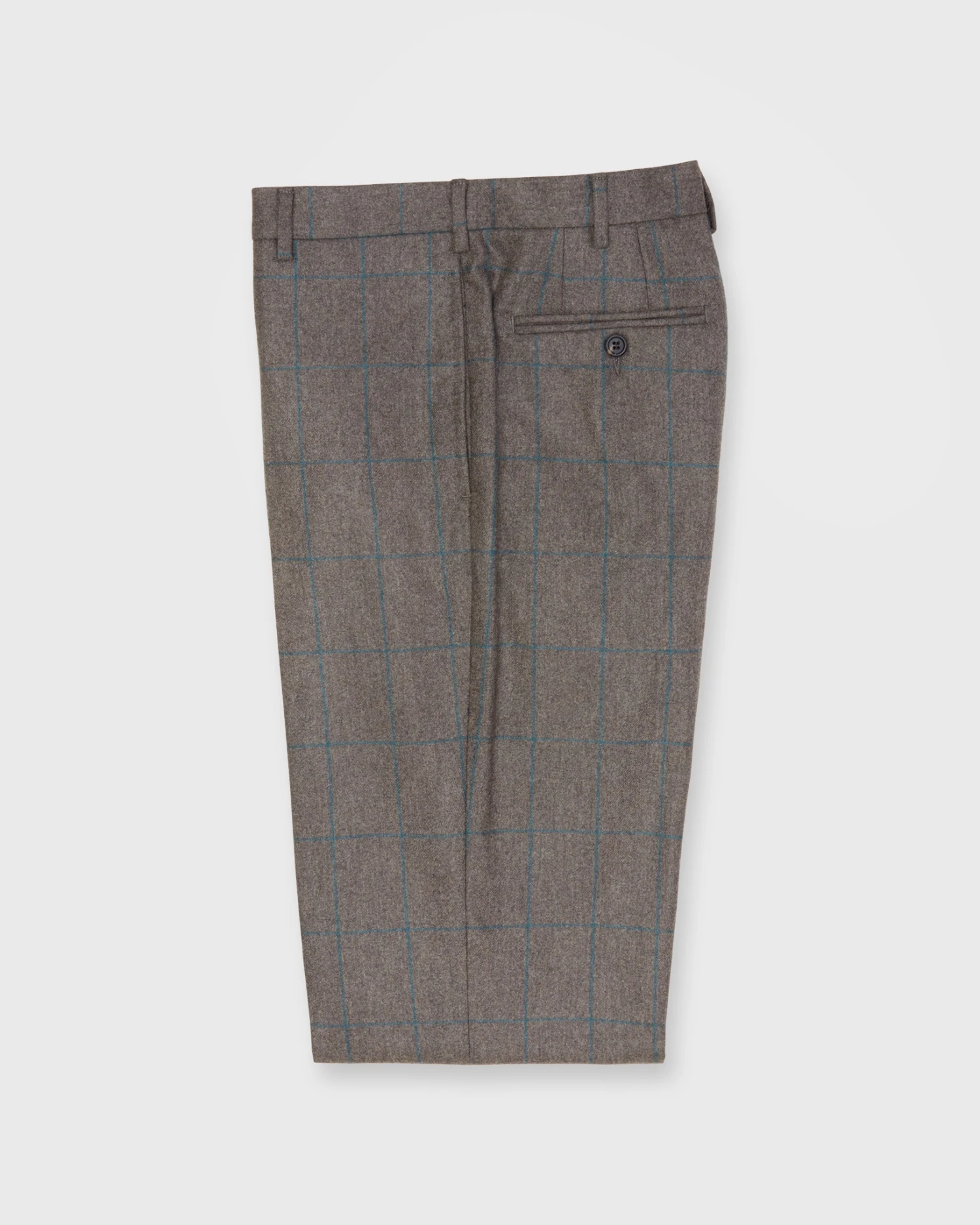 Virgil No. 3 Suit In Brown/Bluegrass Windowpane Flannel - Image 7