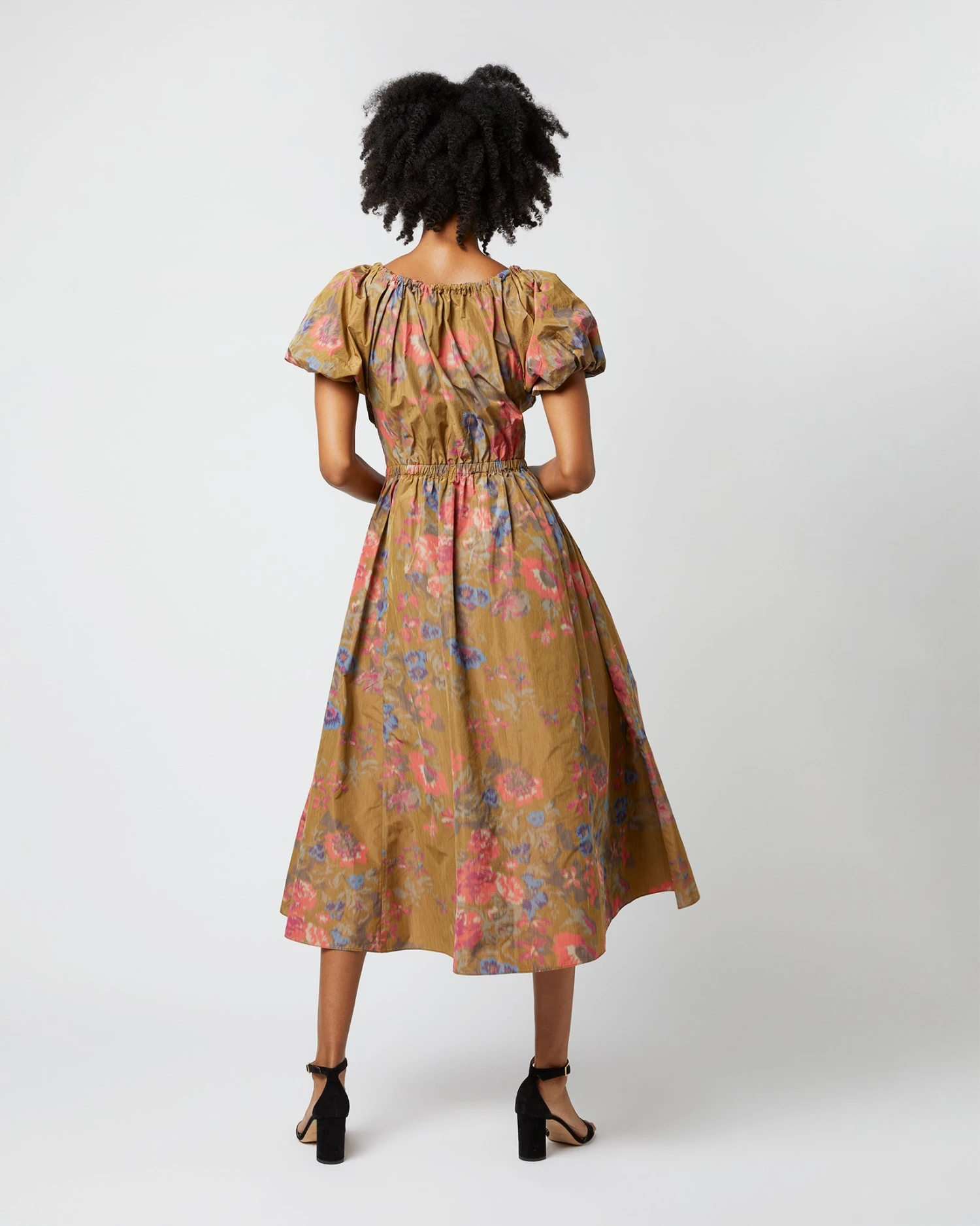 ULLA JOHNSON Cecile Dress In Bamboo Bam - Image 8