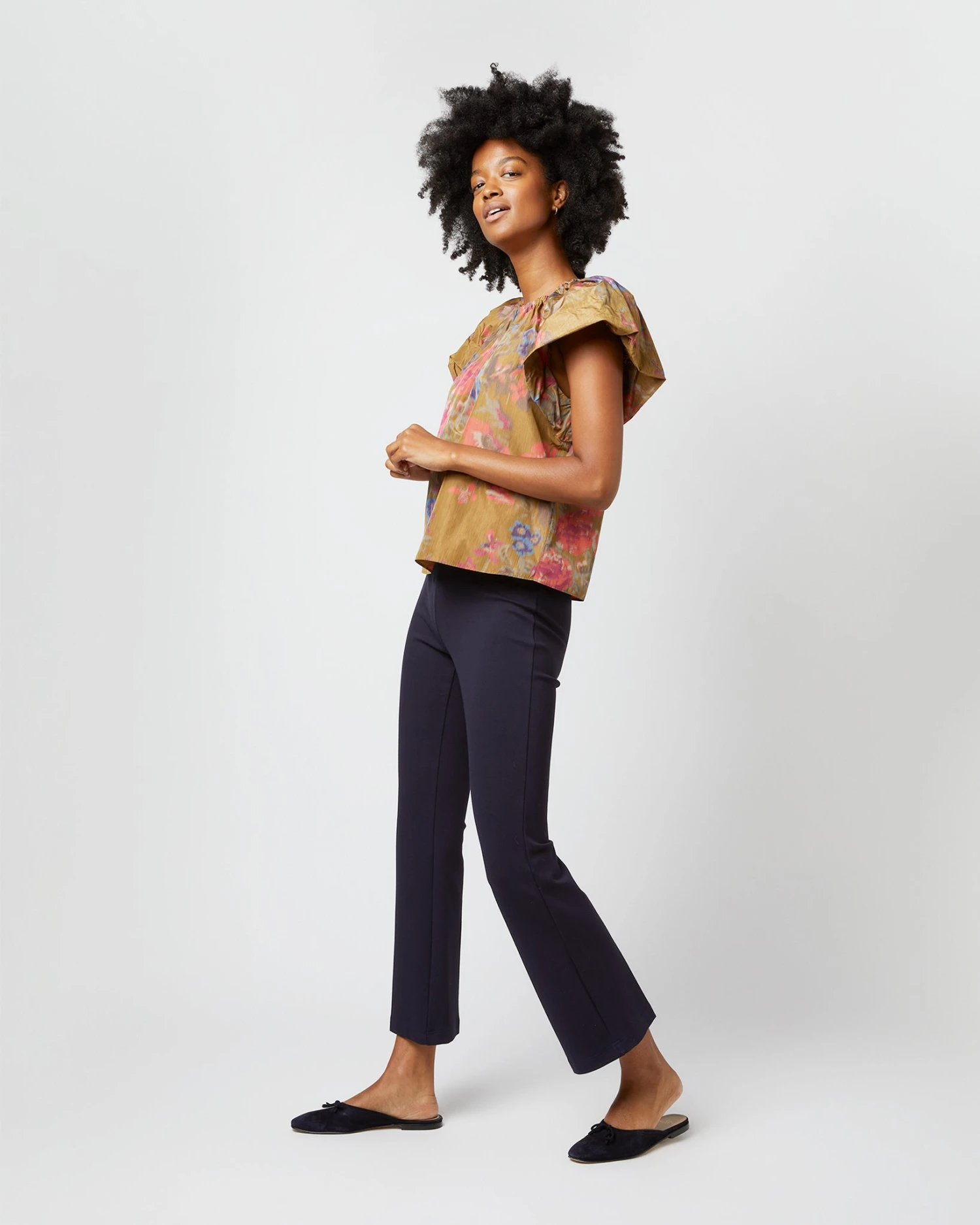 ULLA JOHNSON Flo Top In Bamboo Bam - Image 4