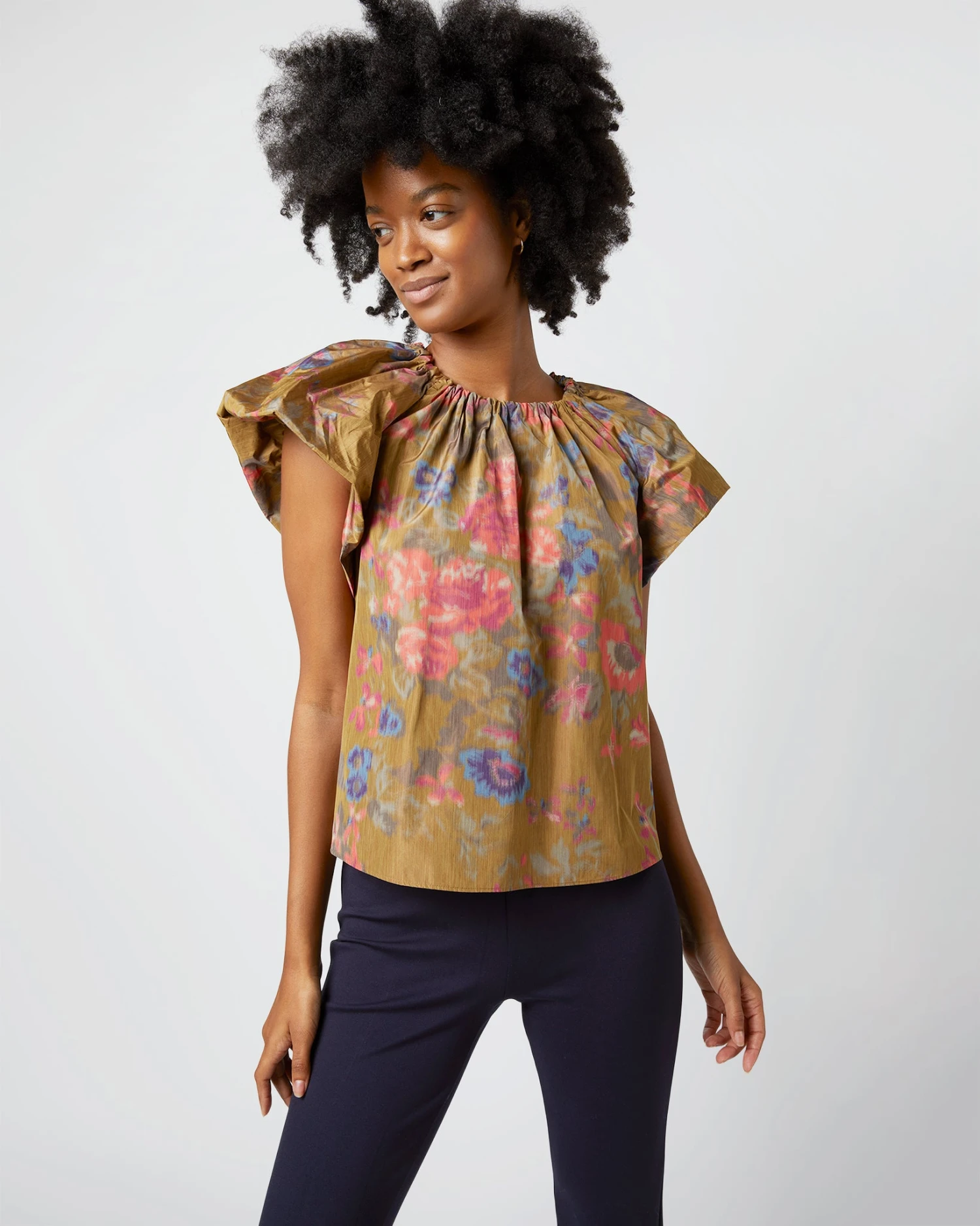 ULLA JOHNSON Flo Top In Bamboo Bam - Image 2