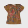 ULLA JOHNSON Flo Top In Bamboo Bam