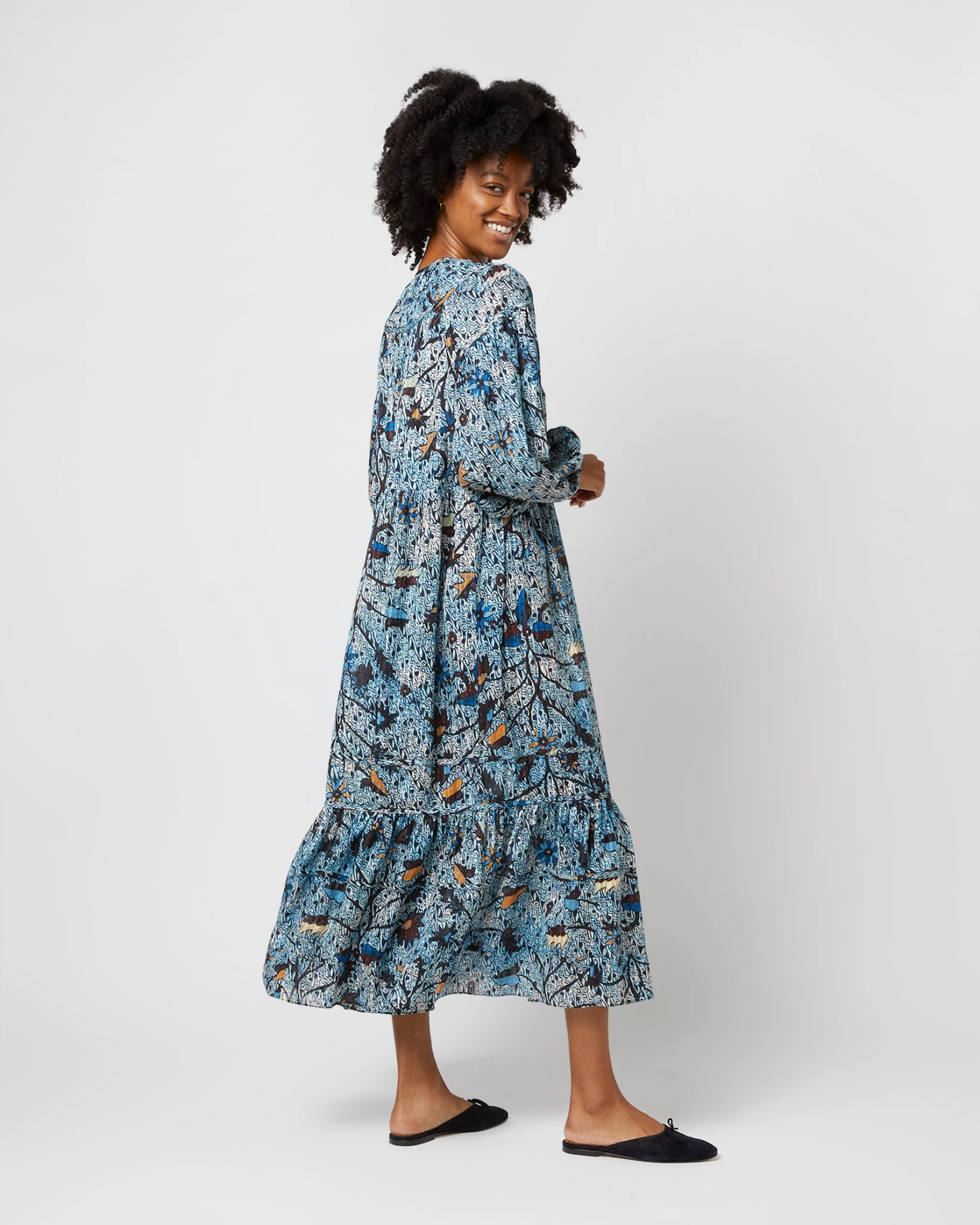 ULLA JOHNSON Iona Dress In Morning Glory - Image 6
