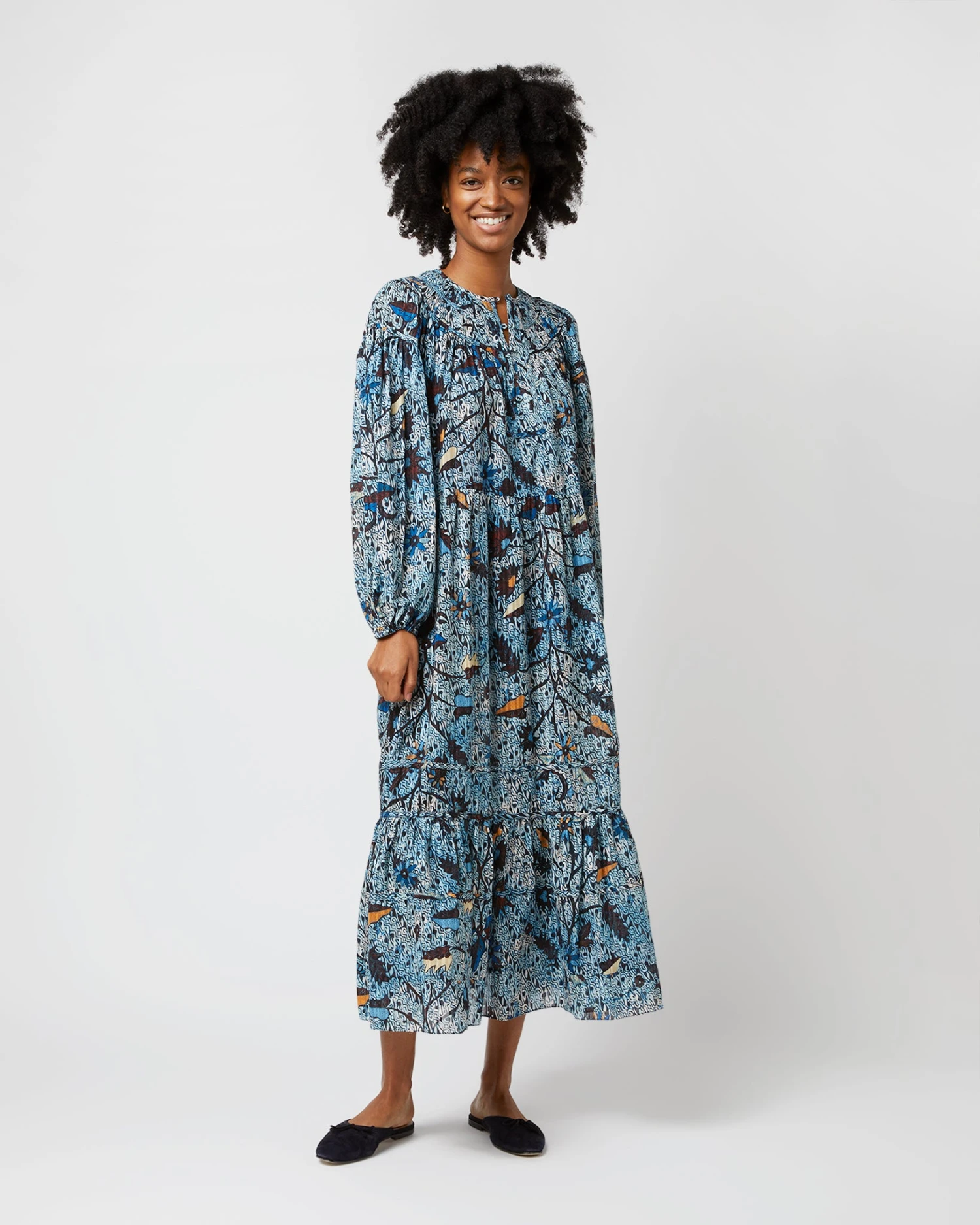 ULLA JOHNSON Iona Dress In Morning Glory - Image 5