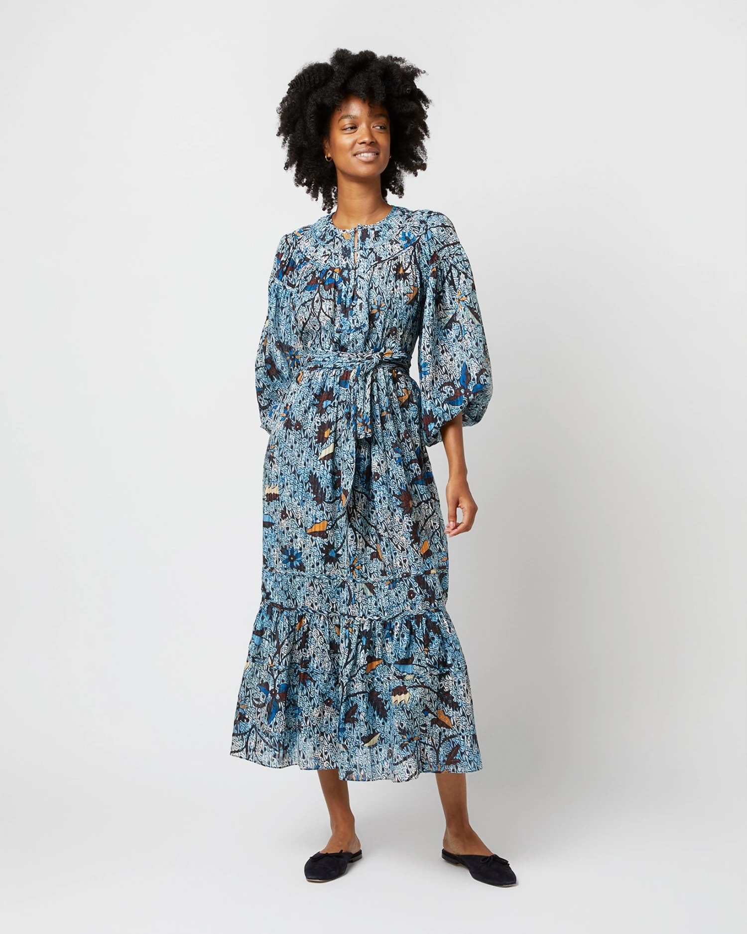 ULLA JOHNSON Iona Dress In Morning Glory