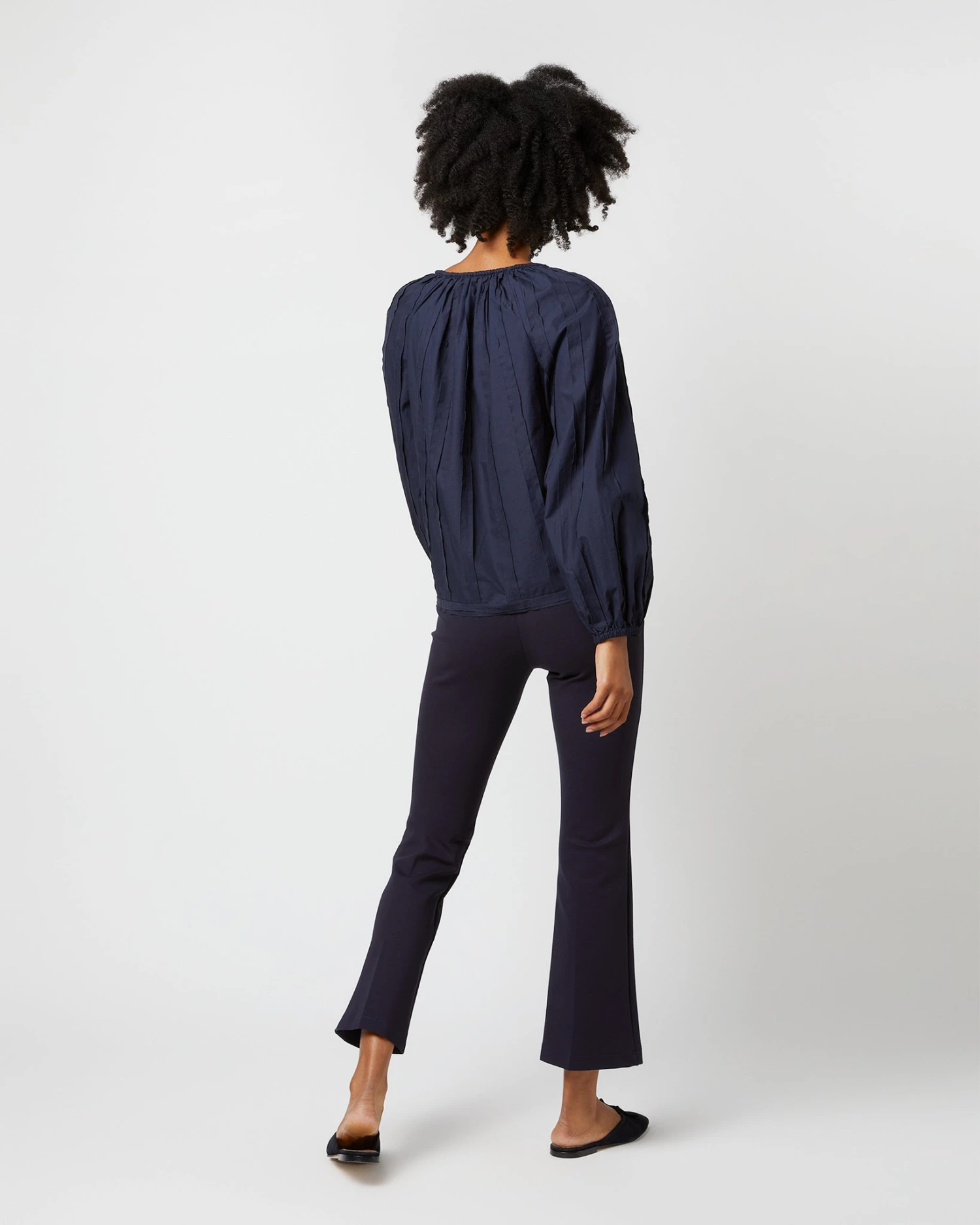 ULLA JOHNSON Juliette Blouse In Midnight - Image 8