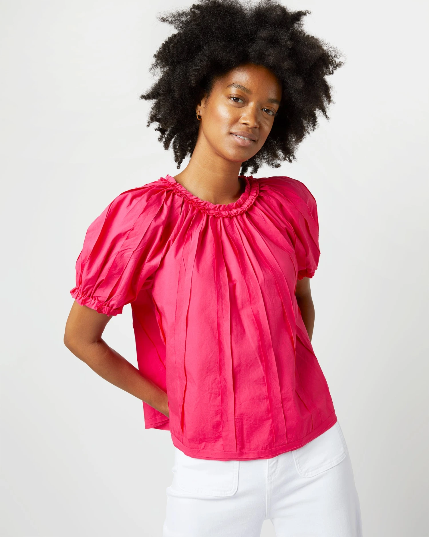ULLA JOHNSON Lora Top In Orchid - Image 3