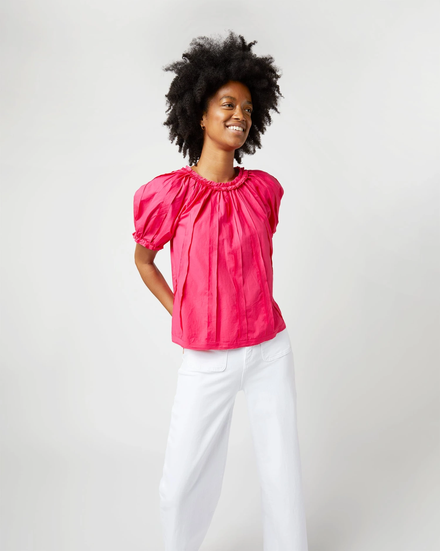 ULLA JOHNSON Lora Top In Orchid - Image 7