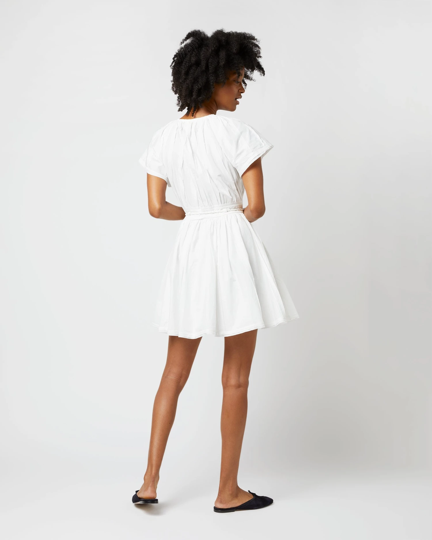 ULLA JOHNSON Jessa Dress In Pristine - Image 4
