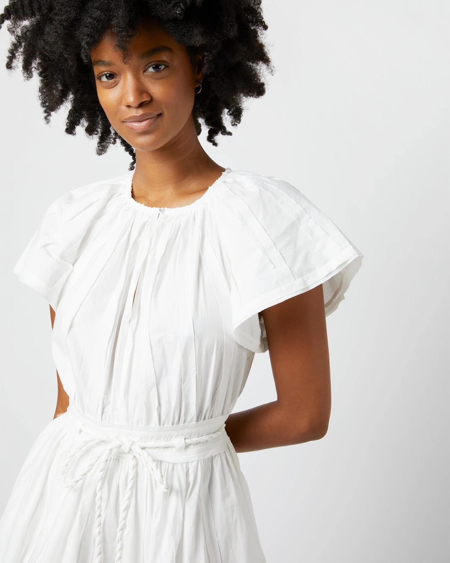 ULLA JOHNSON Jessa Dress In Pristine - Image 2