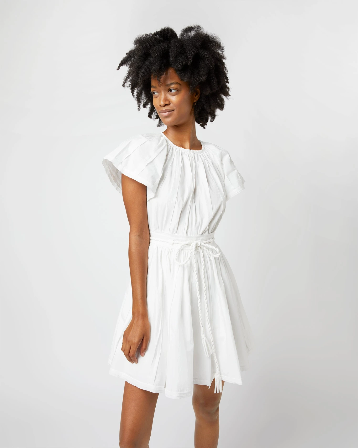 ULLA JOHNSON Jessa Dress In Pristine - Image 6