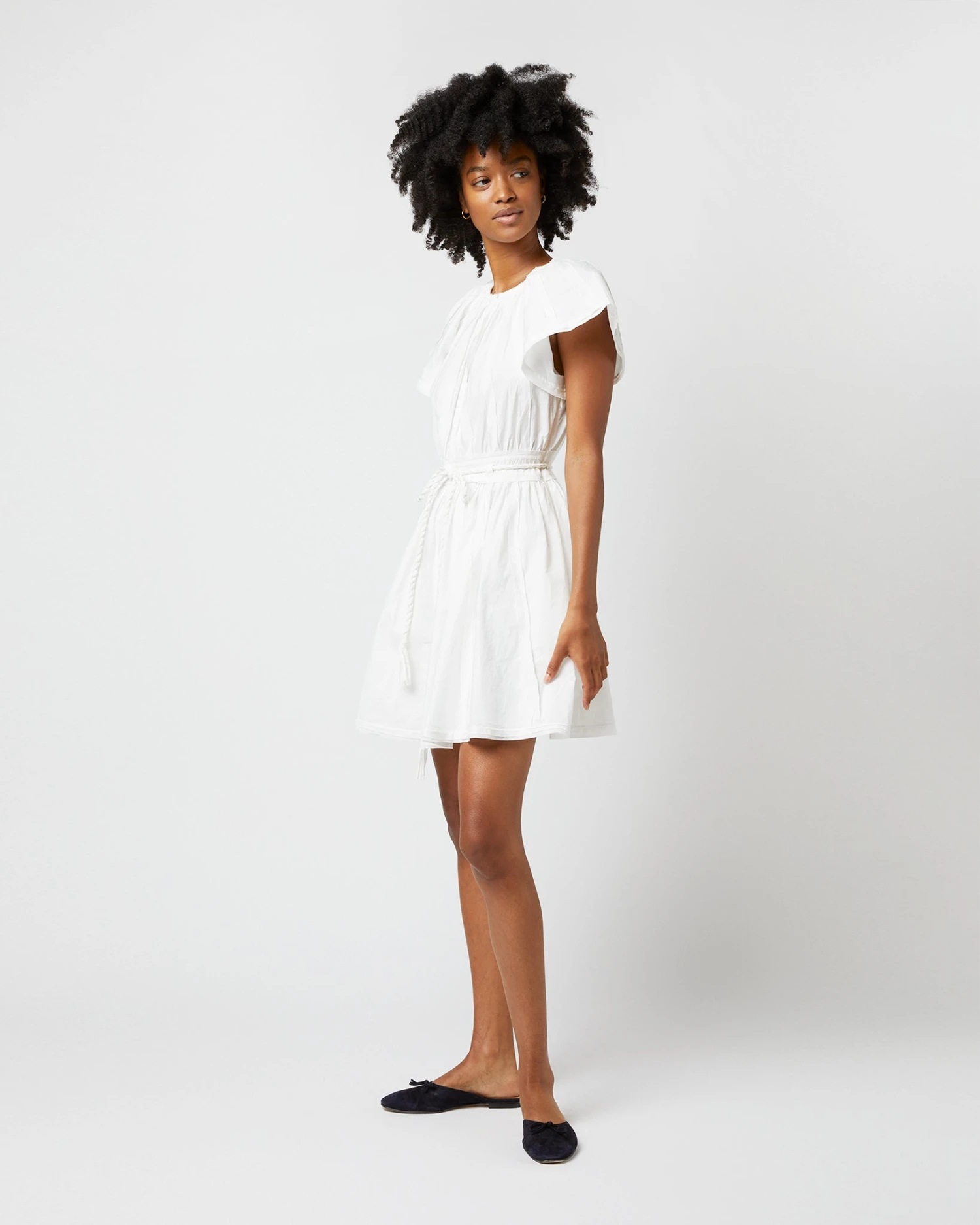 ULLA JOHNSON Jessa Dress In Pristine - Image 3