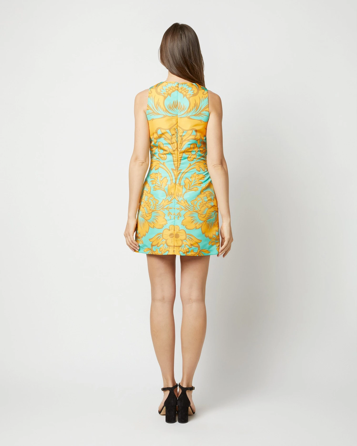 TGIF Dress In Va-Va Turquoise Faille - Image 6