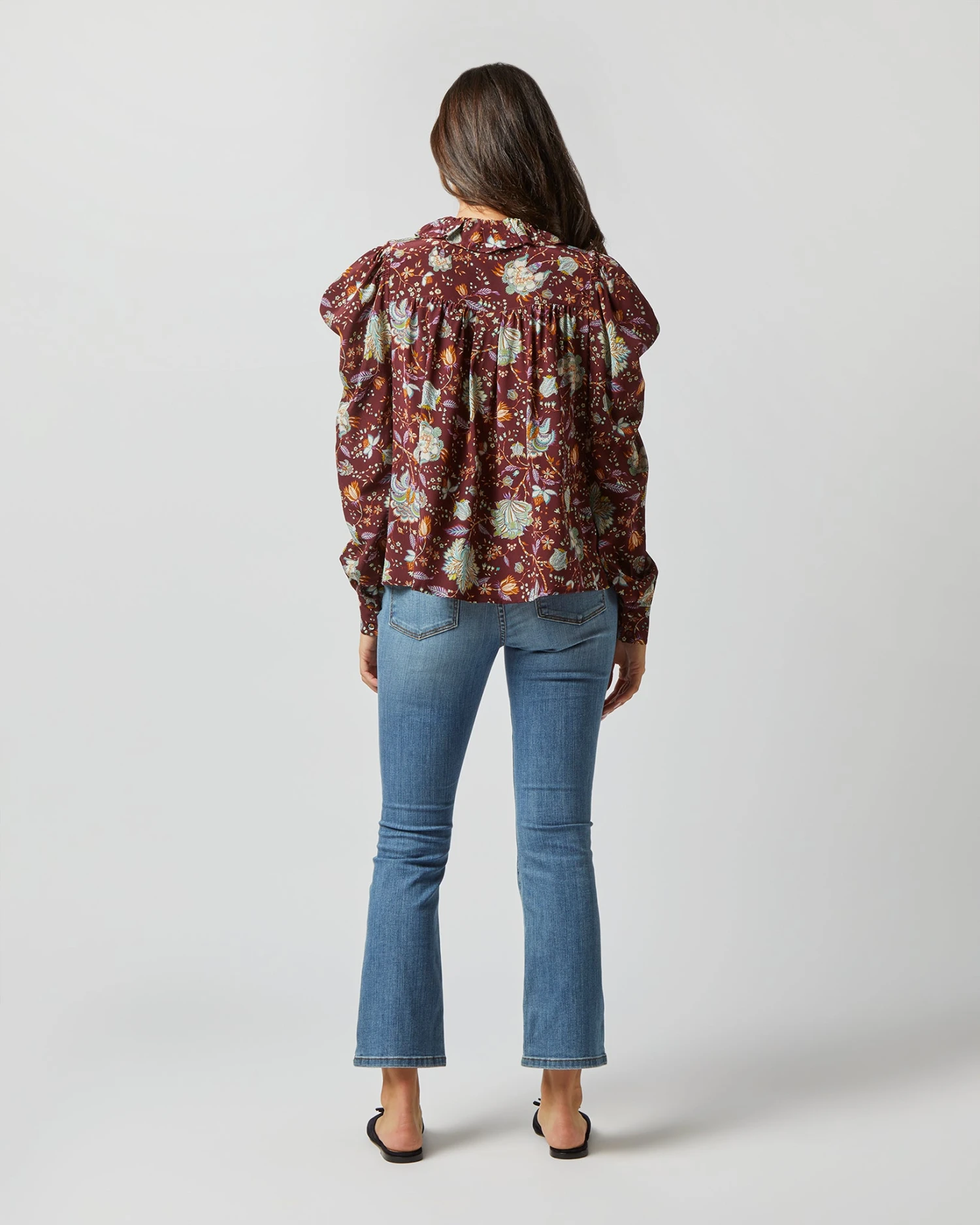 ULLA JOHNSON Dara Blouse In Heliotrope - Image 5