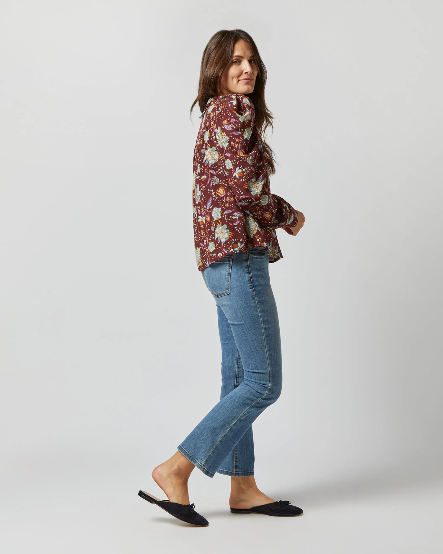 ULLA JOHNSON Dara Blouse In Heliotrope - Image 4