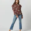 ULLA JOHNSON Dara Blouse In Heliotrope