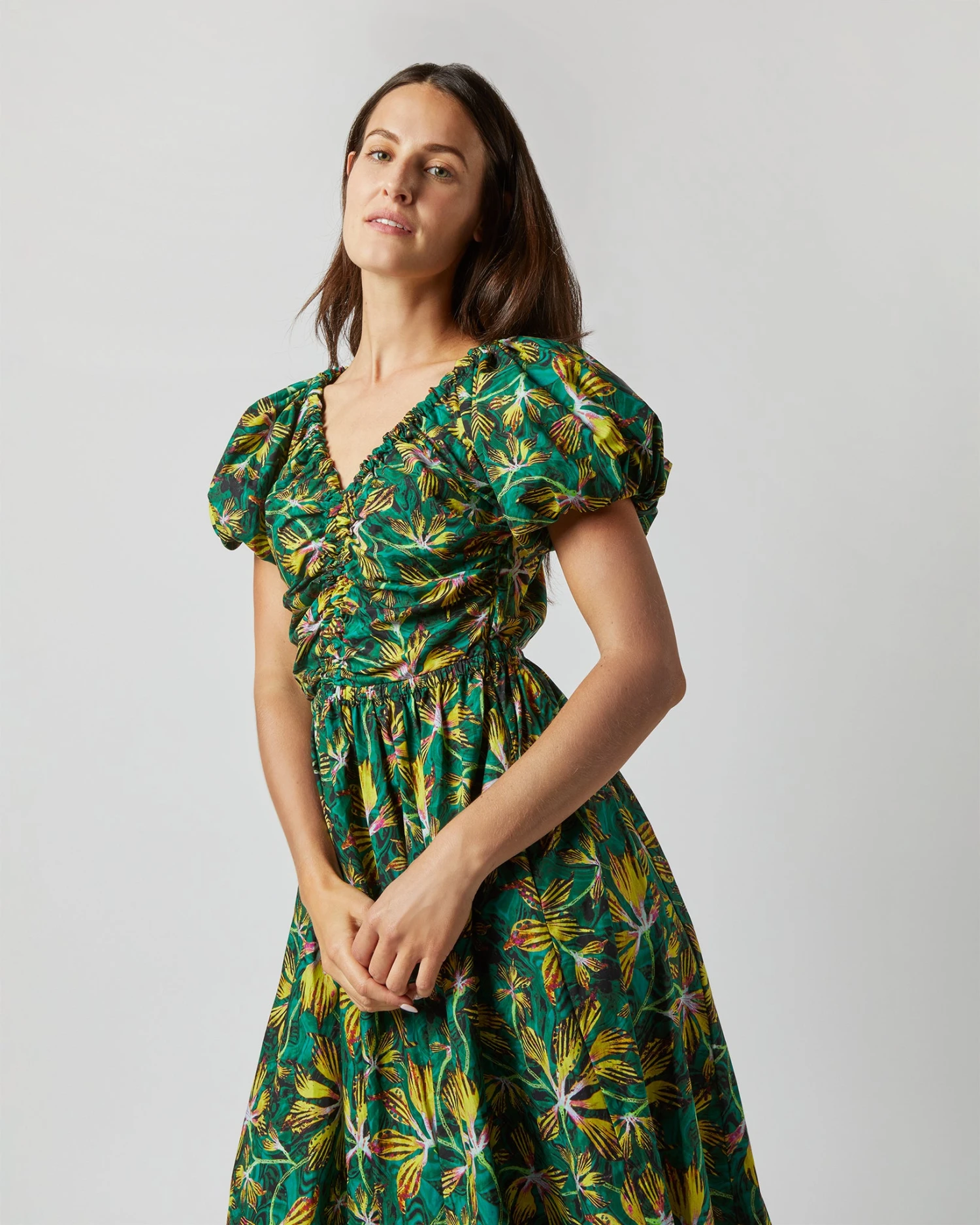 ULLA JOHNSON Cecile Dress In Tigerlily - Image 3
