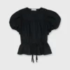 ULLA JOHNSON Mila Top In Noir