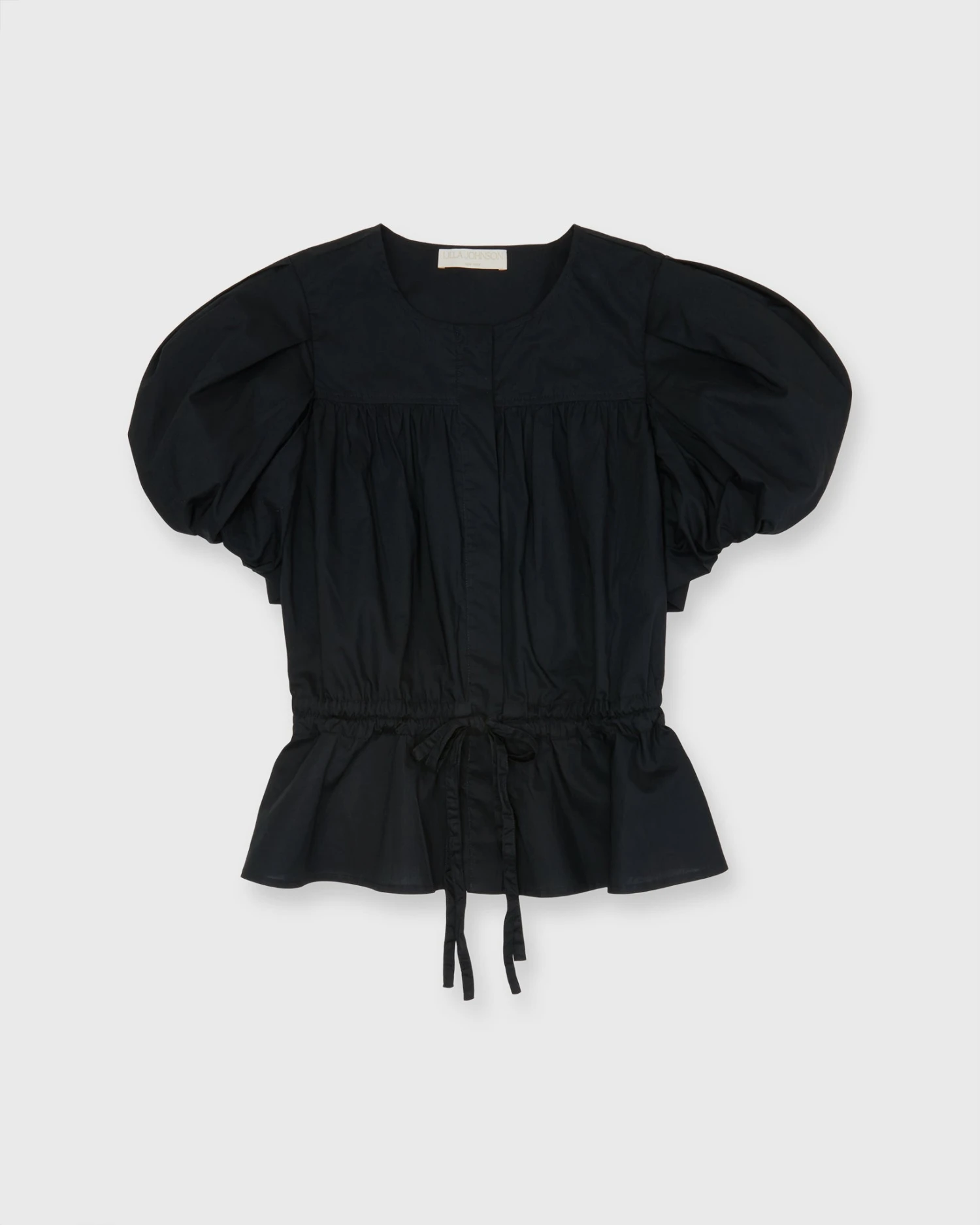 ULLA JOHNSON Mila Top In Noir